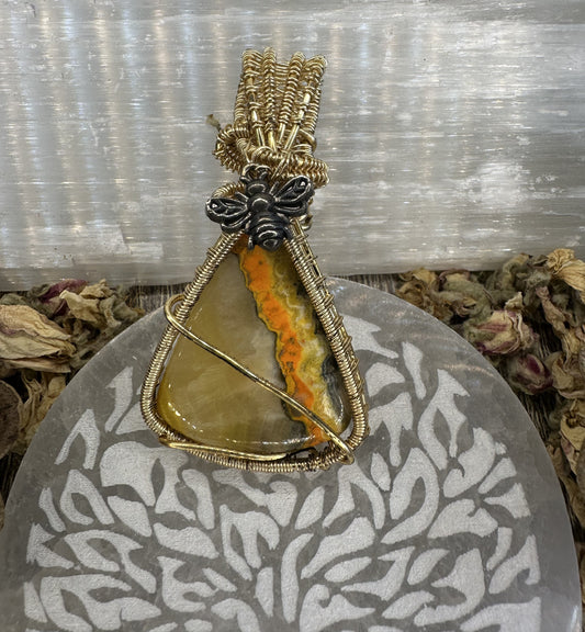 Bumble Bee Jasper Triangle